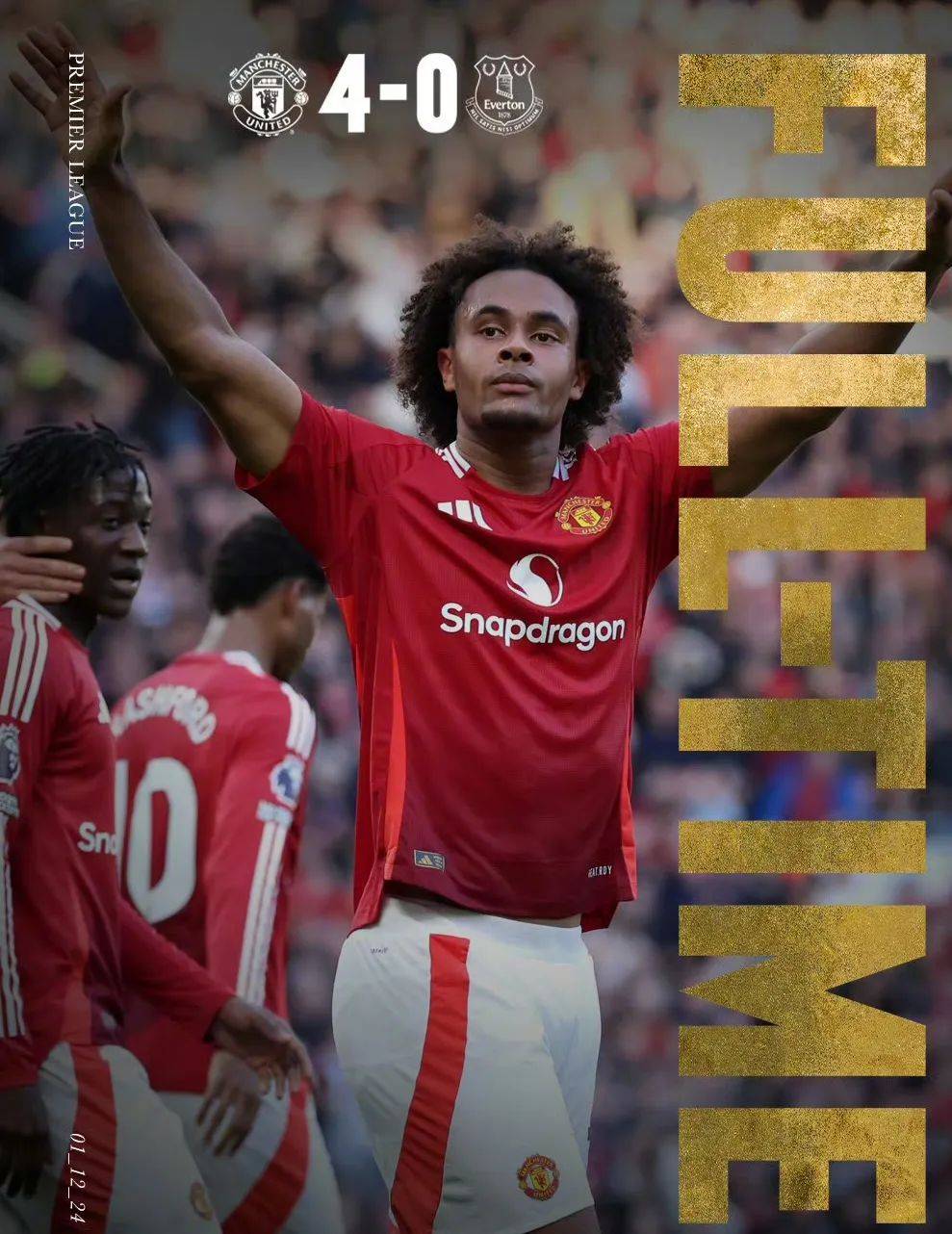 曼联客场大胜埃弗顿,稳固前四位置 曼联客场大胜埃弗顿,稳固前四位置